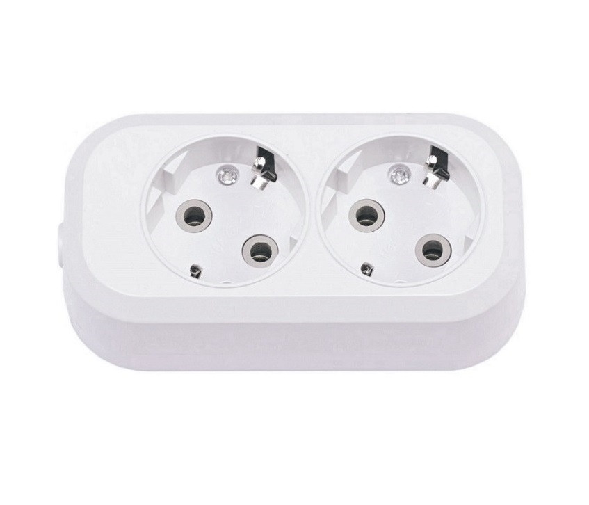 Колодка 2 розетки із заземленням TNSy, фото 1