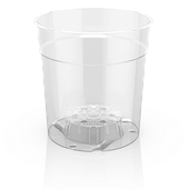 Горщик для орхідей TEKU 1,3 л 14,7X12,5 см (прозорий)
