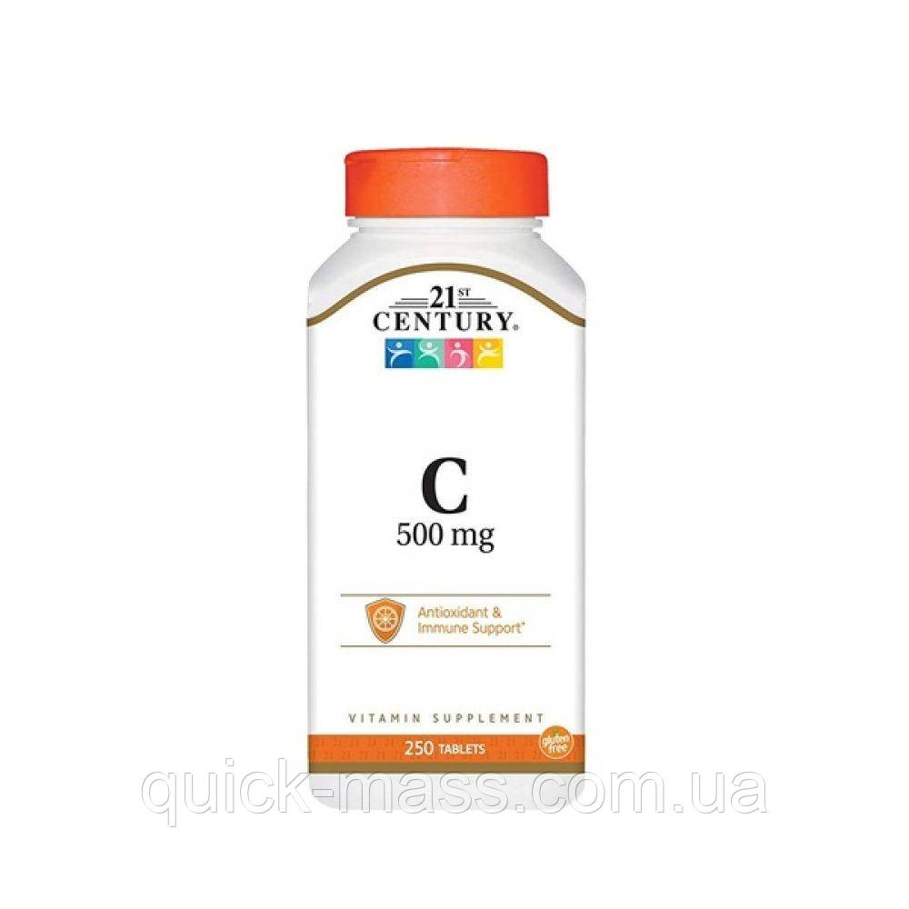 Вітамін C 21st Century Vitamin C 500 мг, 250 таблеток, фото 1
