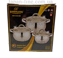 Набір каструль Bohmann BH 333-06 6 пр.