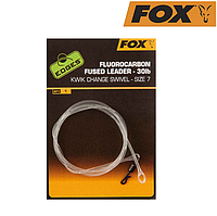 Ледкор с вертлюжком №7 Fox Fluorocarbon Fused Leader (75см) 10