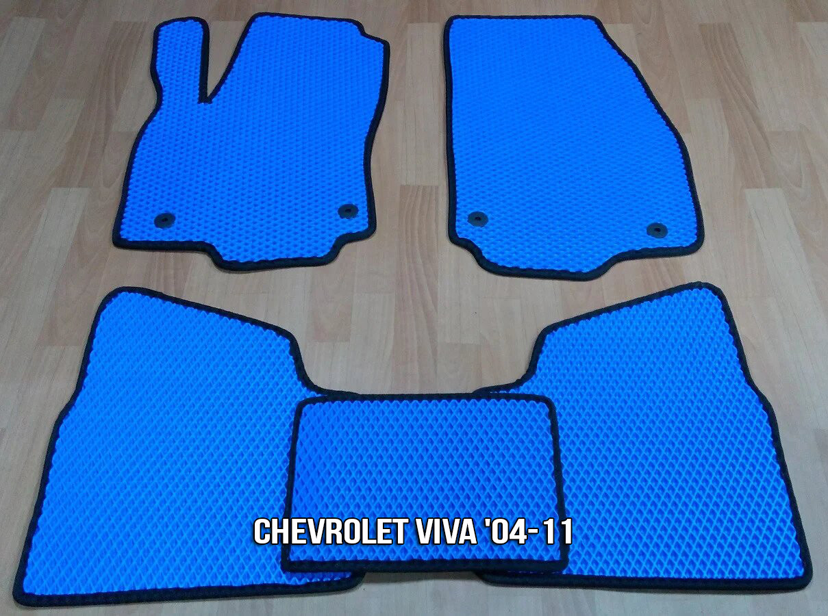 ЕВА коврики Шевроле Вива 2004-2011. EVA резиновые ковры на Chevrolet Viva - фото 6 - id-p1307075200