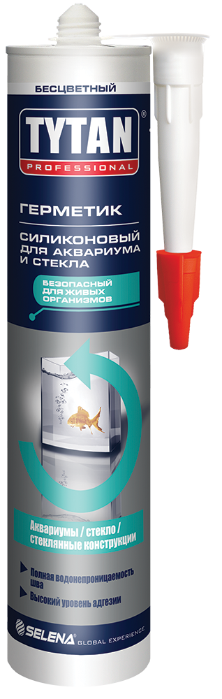 Силікон для акваріумів і скла (безбарвний)