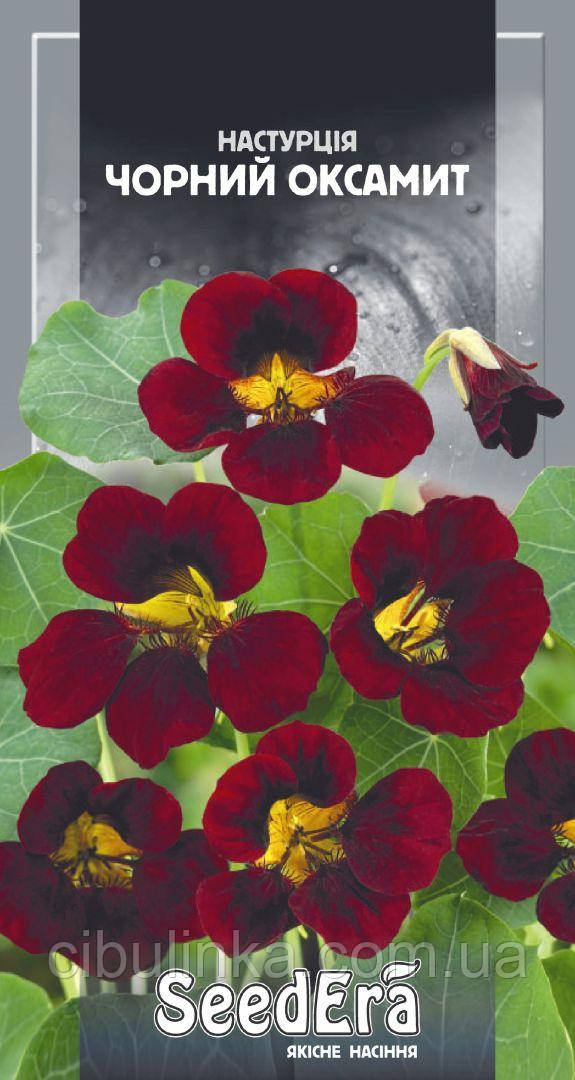 SeedEra. Насіння Квіти Настурція Чорний Оксамит, 1 г, фото 1