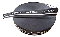 Лента с логотипом "LA PERLA" 40 мм 50 м