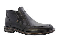 Ботинки мужские зимние кожаные черные L-Style М-6042