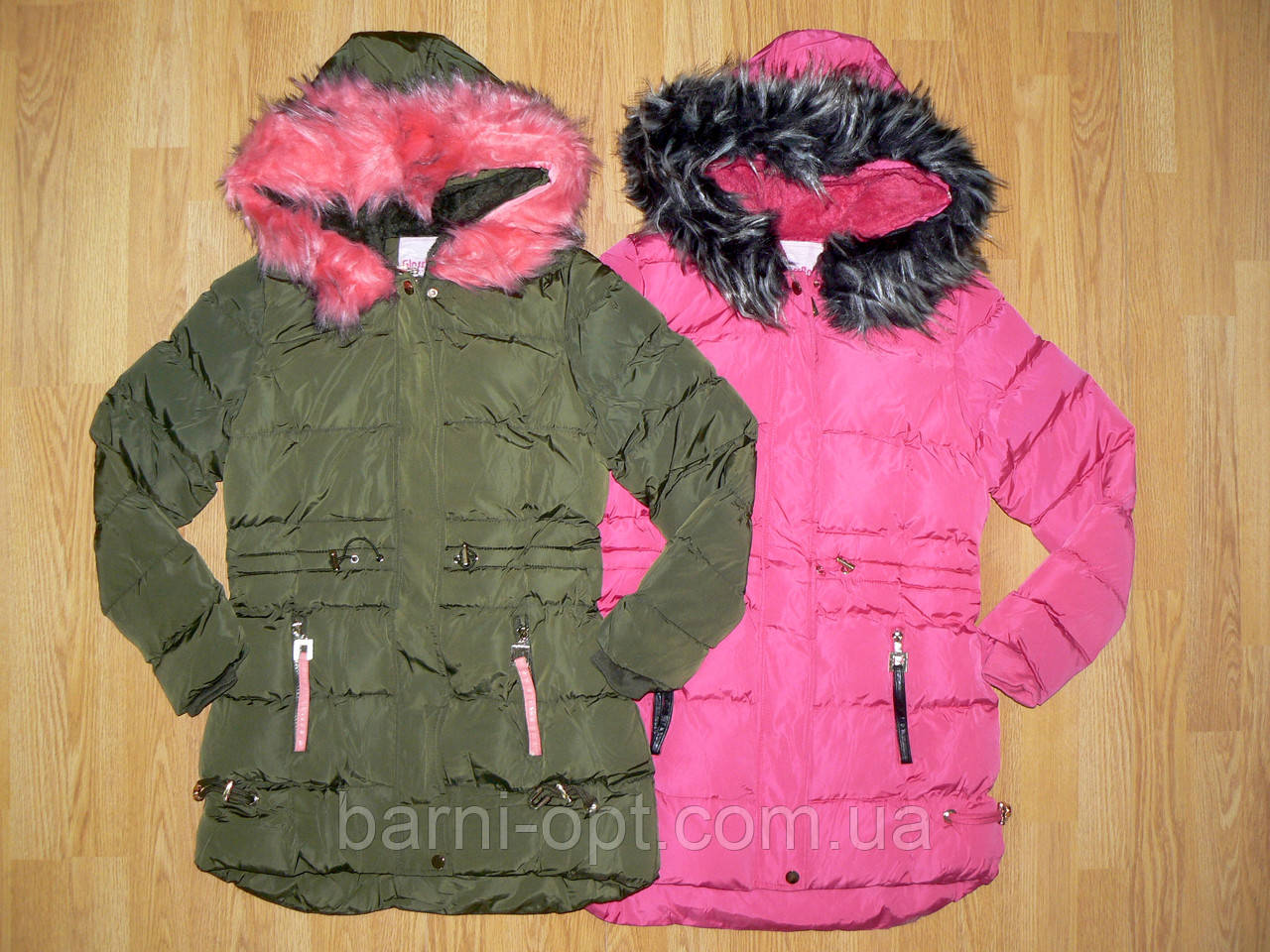 Куртки подовжені для дівчаток оптом, Glass Bear, 134-164рр., 8Y-003+