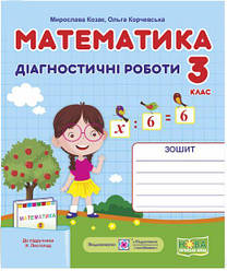 Математика Діагностичні роботи 3 клас (до підруч. Н. Листопад)