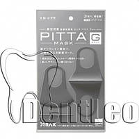 ОРИГІНАЛЬНА МАСКА PITTA  ЧОРНА - 3 ШТ.