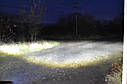 Додаткова світлодіодна LED фара 30Вт квадратна з ДХО Чіткої світловий тіньової кордоном, фото 9