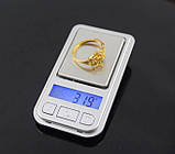 Міні кишенькові ювелірні електронні ваги 0,1-200 гр NEW 398i, фото 7