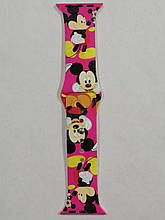 Ремешок Apple Watch Silicone DISNEY 38/40mm Mickey Mouse Pink