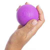 Мяч массажный Lacrosse Massage Ball 6,5 см для массажа спины и триггерных точек (FI-7072-1) Фиолетовый