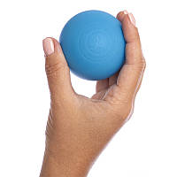 Мяч массажный Lacrosse Massage Ball 6,5 см для массажа спины и триггерных точек (FI-7072-1) Синий