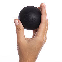 Мяч массажный Lacrosse Massage Ball 6,5 см для массажа спины и триггерных точек (FI-7072-1) Черный