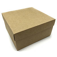 Коробка подарункова крафт 140*140*70 мм