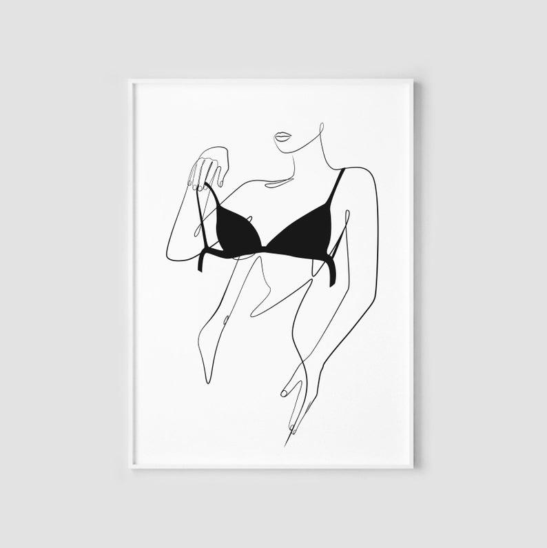 Постер Nude woman формат А3 без рам