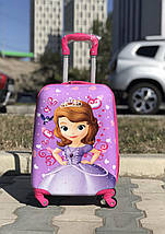 Уцінка! Дитячі пластикові валізи з малюнками Disney для дівчинки , хлопчика, фото 2