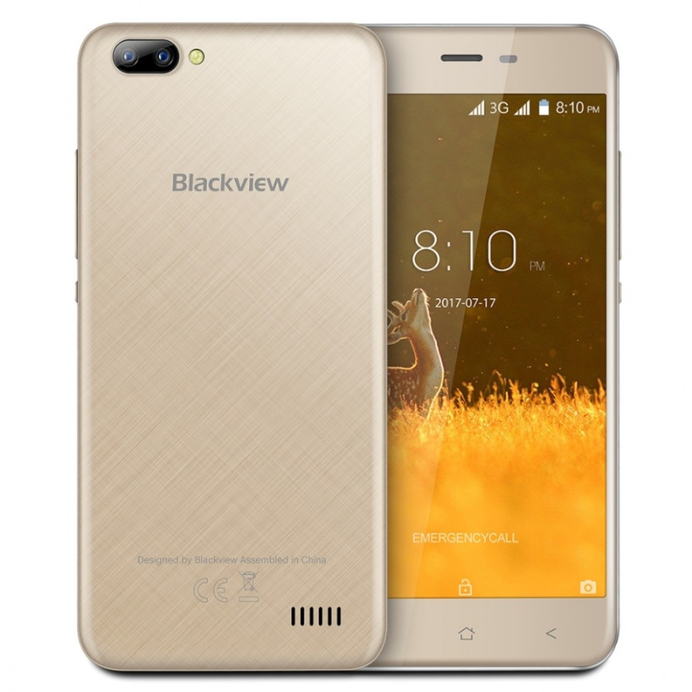 Blackview A7 1/8Gb Gold Гарантія 1 Рік!