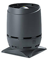 Вентиляційний вихід VILPE 200 S FLOW, підстава 400 х 400 мм Сірий