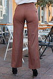 Брюки женские коричневого цвета, фото 2