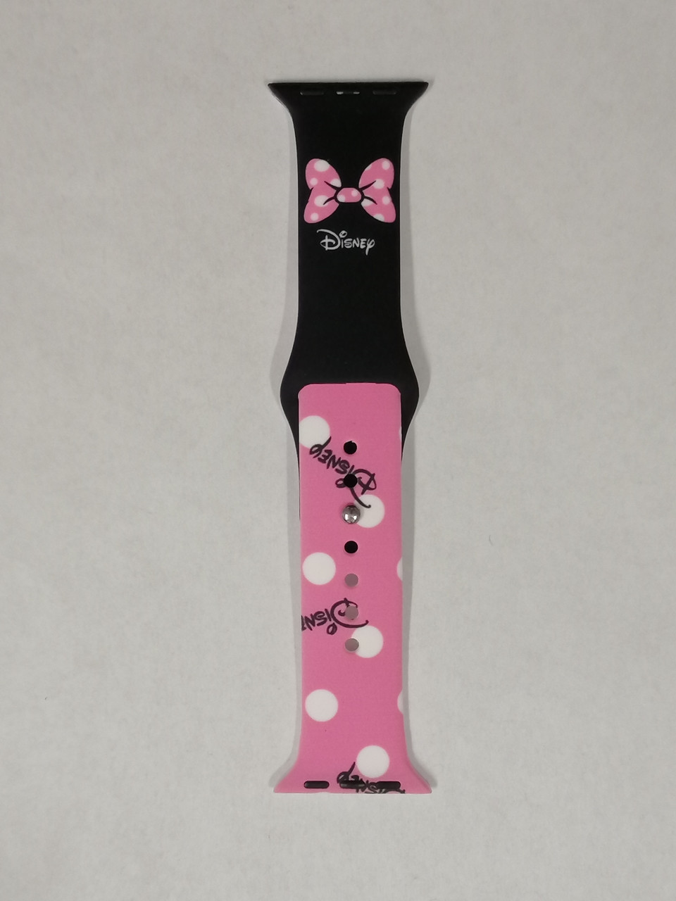 Ремешок Apple Watch Silicone DISNEY 42/44mm Minnie Mouse BOW Pink