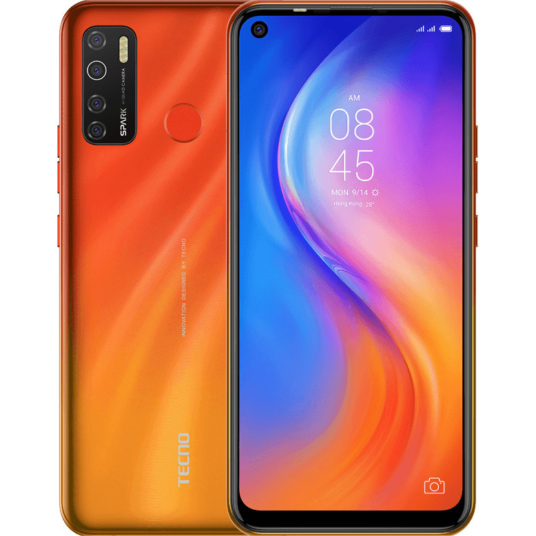 Tecno Spark 5 Pro (KD7) 4/64Gb Spark Orange UA UCRF - Офіційний / Гарантія 1 рік