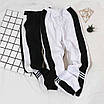 Жіночі спортивні вільні штани з лампасами, фото 2