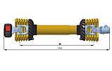 Карданний вал C Line 2 BR kk1010 (1230) 1 3/8"z6; 32/38 z8, фото 2