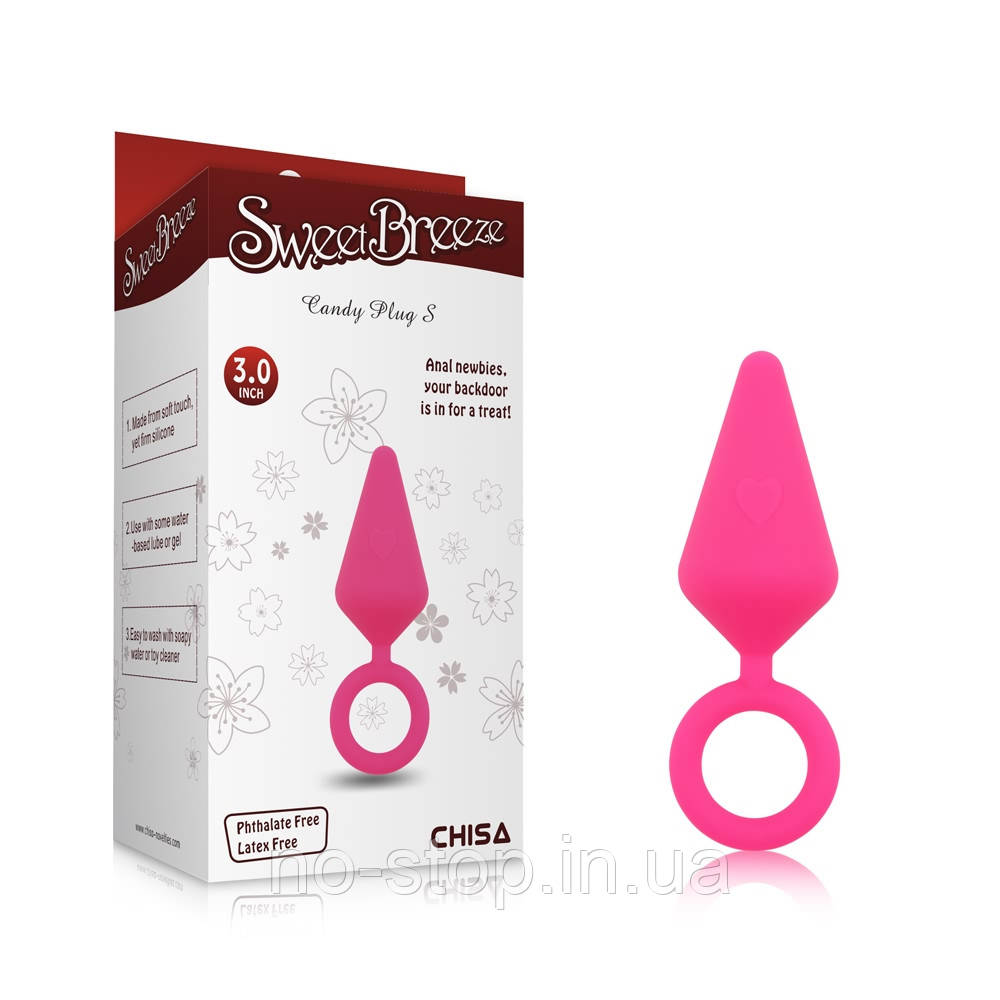 Анальна пробка - Sweet Breeze Candy S Plug Pink, фото 1