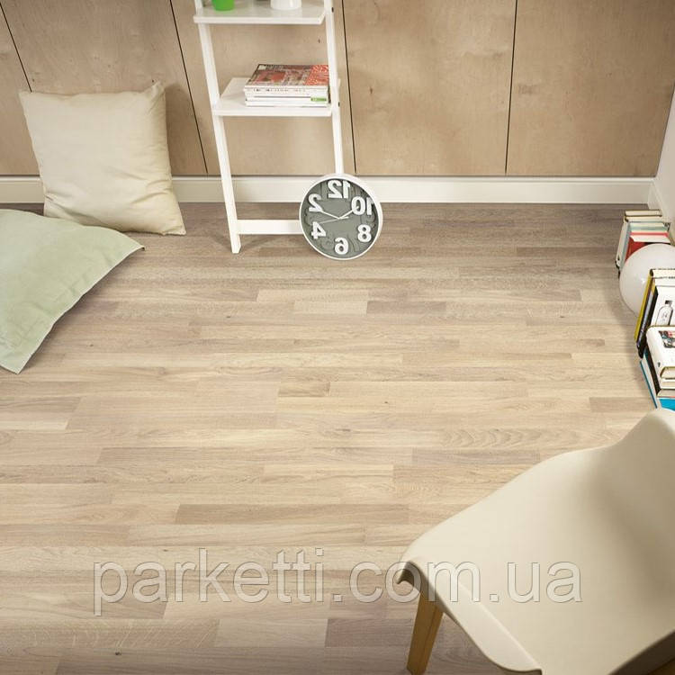 Паркетная доска Дуб Cheesecake Molti 3 полосный, матовый лак: продажа ...