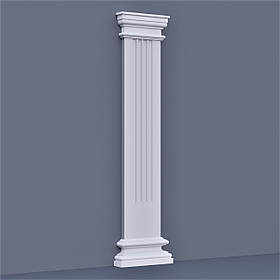 Пілястра для фасаду, стовбур фасадної пілястри ФПЛ 8 w 350мм