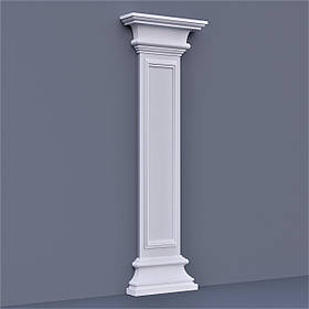 Пілястра для фасаду, стовбур фасадної пілястри ФПЛ 12 w 450мм