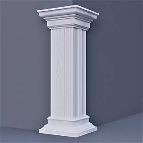 Пілястра кутова для фасаду, фасадна кутова пілястра ФПЛ 13 w 500мм