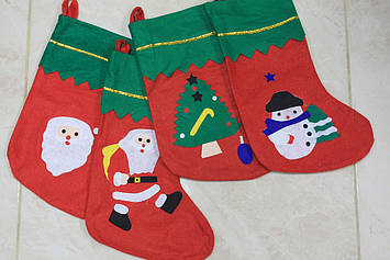 Картонний пакет з новорічним малюнком