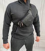 Нагрудна сумка бананка H.T leather, фото 11