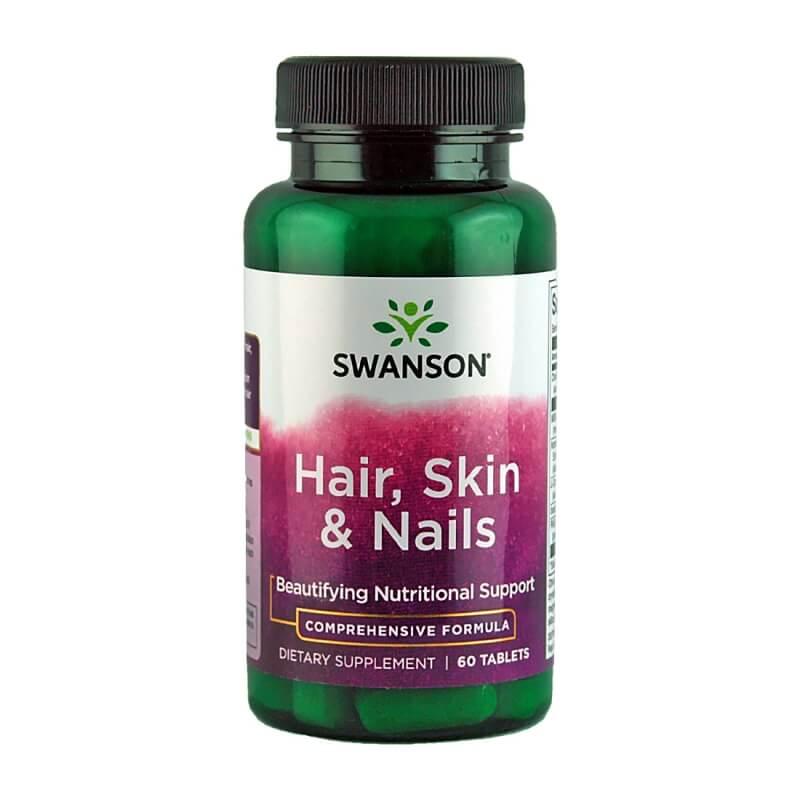 Вітаміни для волосся Swanson Hair Skin Nails 60 таб