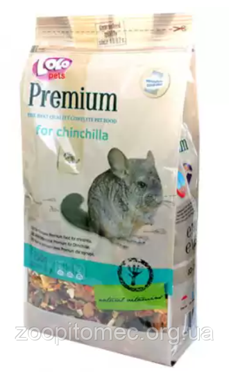 Lolo Рets Premium Chinchilla Лоло Петс Корм для шиншил преміум повнораціонний, 750 г