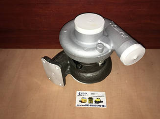 S2B314448 Турбокомпресор КАМАЗ 6520 ЄВРО-2 лівий Ф = 90 мм (6 шпильок) (Schwitzer) S2B/7624TAE/0.76D9