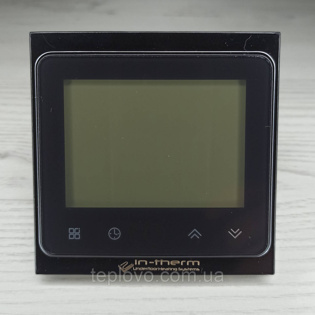 Терморегулятор програмований IN-THERM PWT 002 Wi-Fi (чорний), сенсорний програматор для теплої підлоги