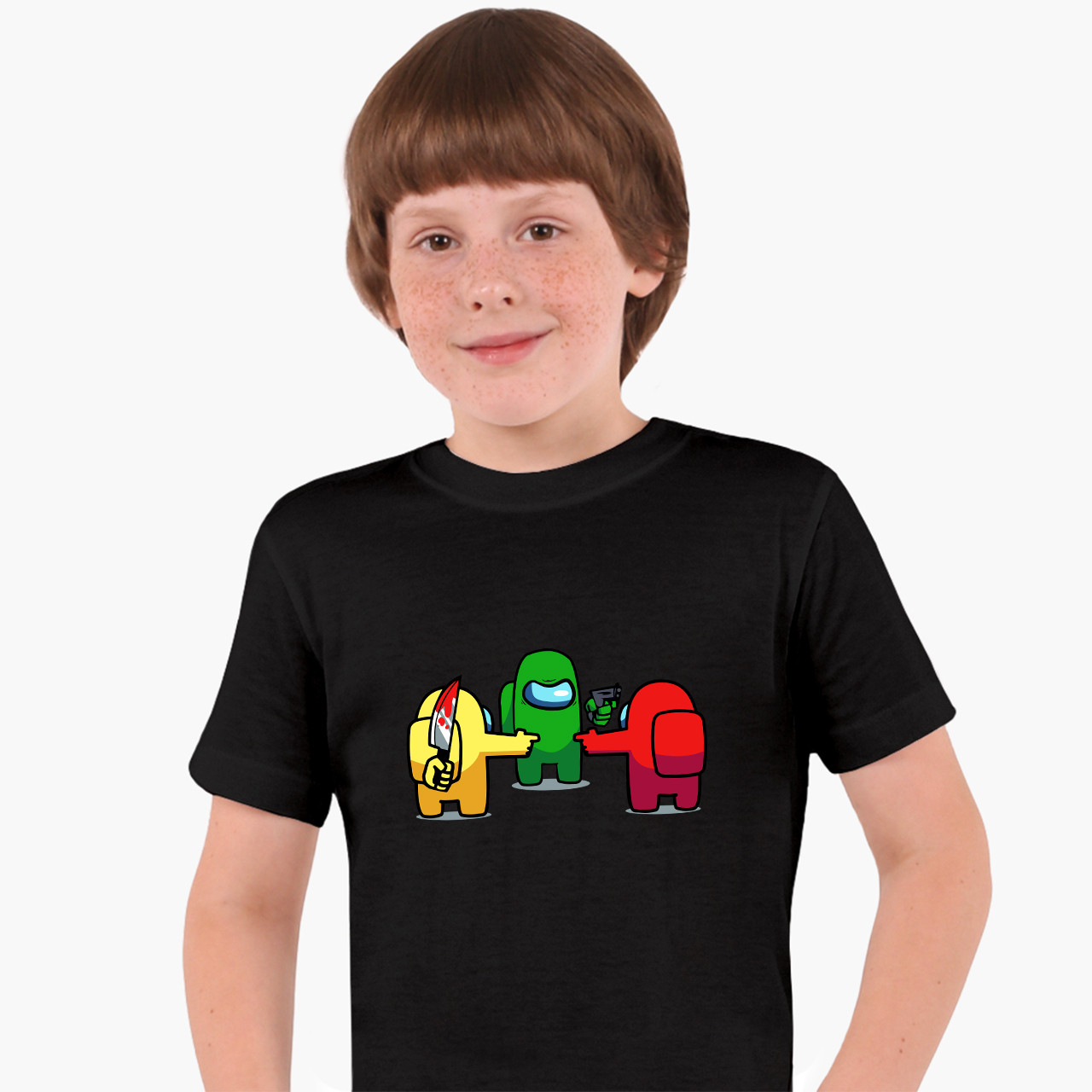 Дитяча футболка Амонг Ас (Among Us), кольорова футболка Ігри, фото 1