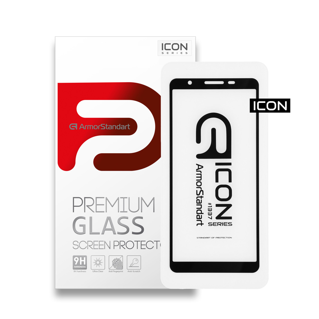 Захисне скло Armorstandart Icon Full Glue для Samsung A01 Core 1 A013 Black (ARM57289)