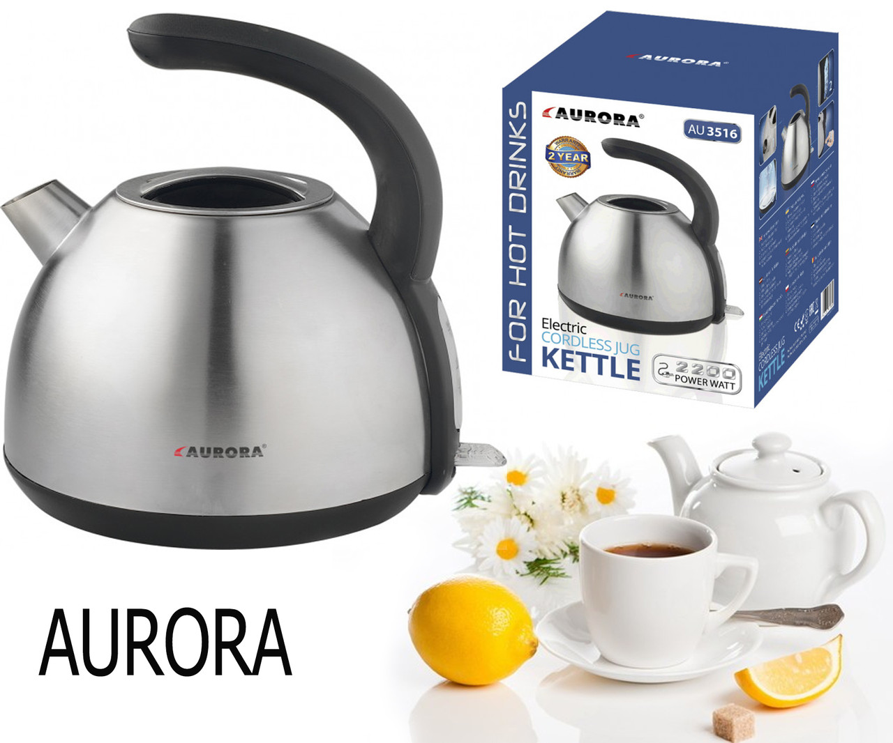 Електрочайник AURORA AU-3516 (2200Вт)