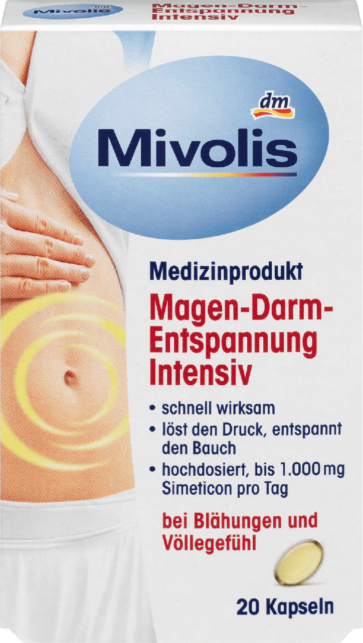Біологічно активна добавка від печії Mivolis Magentabletten, 45 шт.