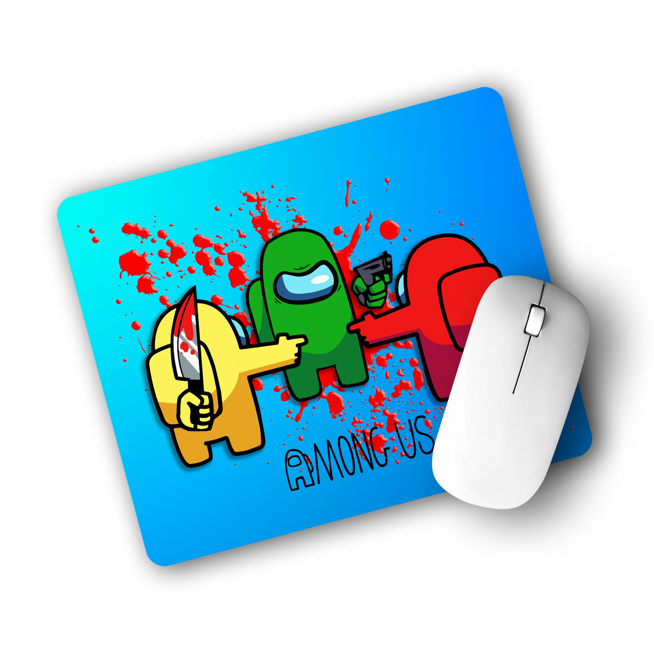 Килимок для мишки Амонг Ас (Among Us), коврик комп'ютерний, фото 1