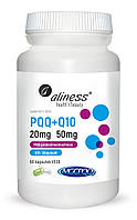 PQQ (Пирролохинолинхинон) 20 mg + Q10 (Убихинон) 50 mg 60 caps, Aliness