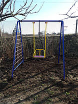 Дитячі гойдалки 4 в 1. Два сидіння., фото 4