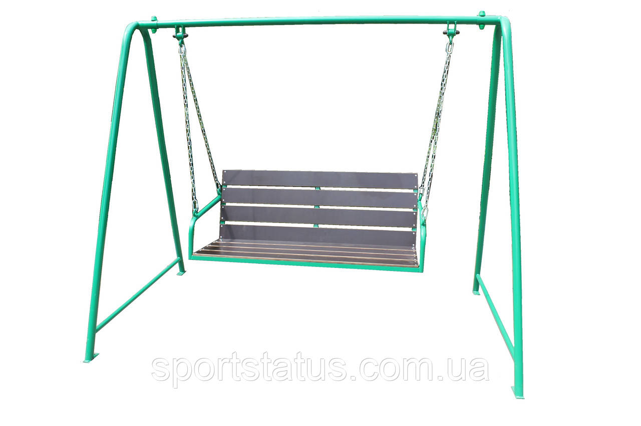 Качели садовые, лавка на цепях.