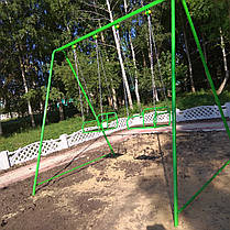 Гойдалки двомісні на ланцюгах, для всієї сім'ї., фото 4