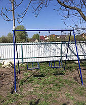 Гойдалки двомісні на ланцюгах, для всієї сім'ї., фото 5